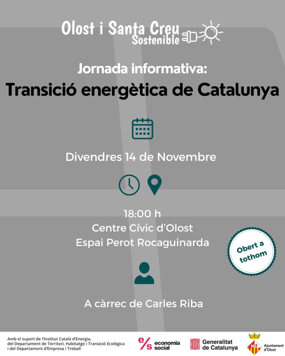 Transició energètica a Catalunya, amb Carles Riba